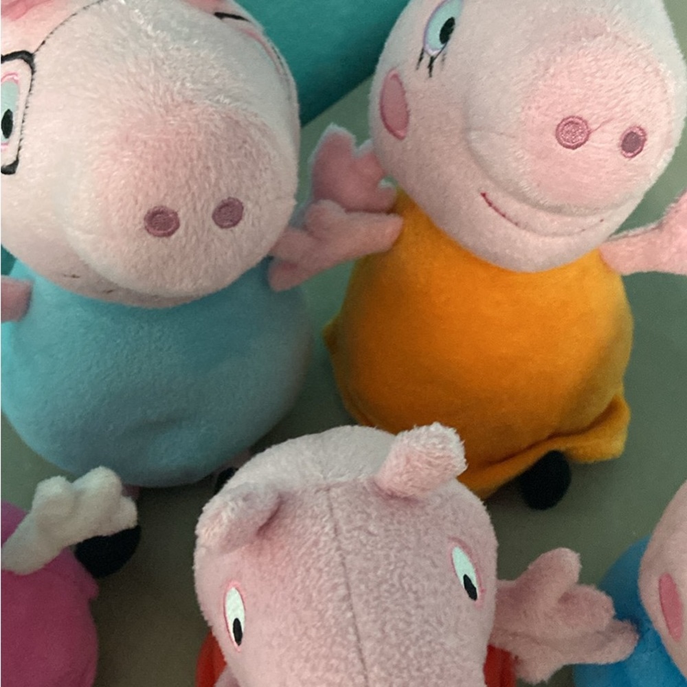 Peppa pig plush set
